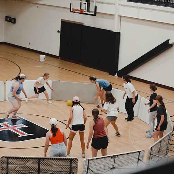 BCYC participants playing a ball game